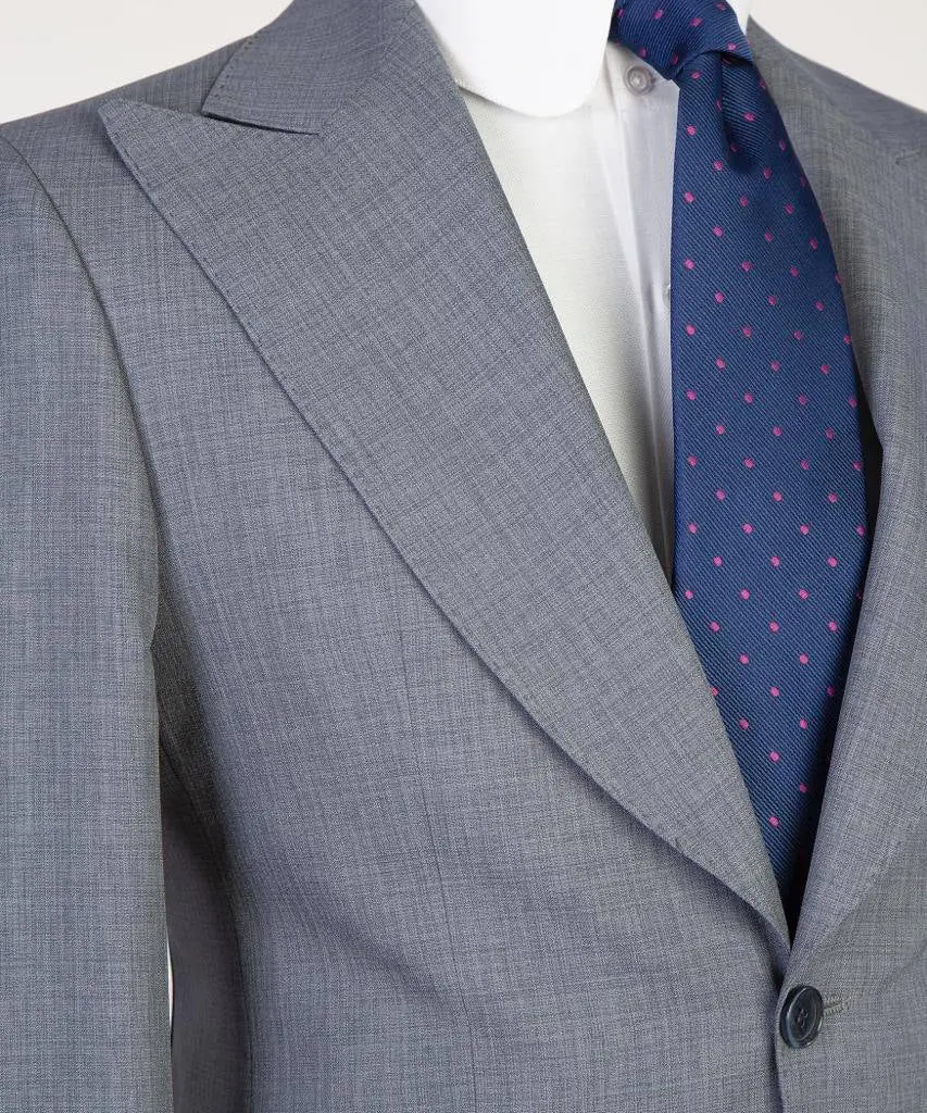 Men's 3 Piece Classic Grey Suit — photograph 2