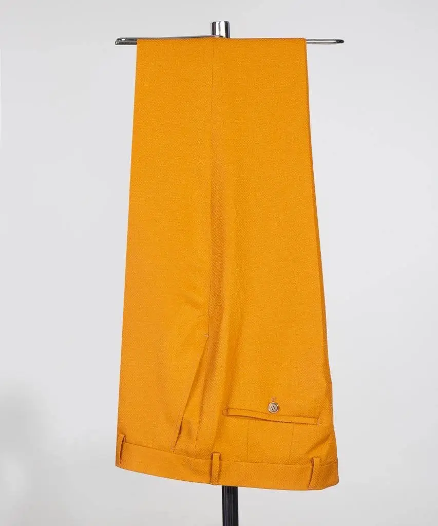 Shawl Design Satin Lapel Orange Tuxedo — photograph 5