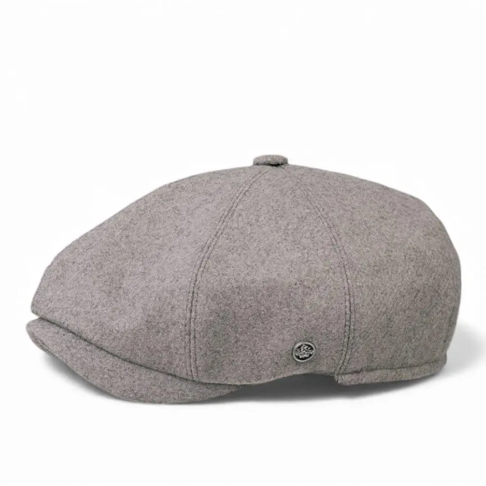 Men’s Grey Flat Cap – Peaky Blinders Style — photograph 1