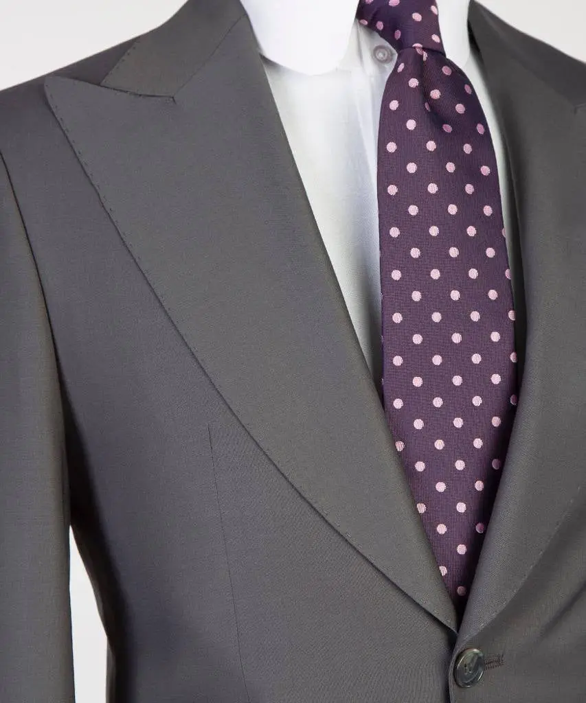 Men's 3 Piece Classic Grey Suit — photograph 2