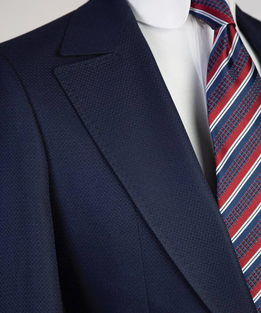 Men's Classic Suit -3 Piece Set -Navy — photograph 2