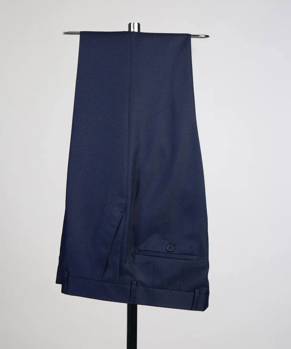 Men's Classic Suit -3 Piece Set -Navy — photograph 6