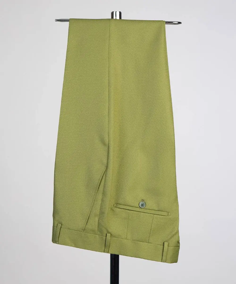 Men's Classic Suit -3 Piece Set -Green — photograph 6