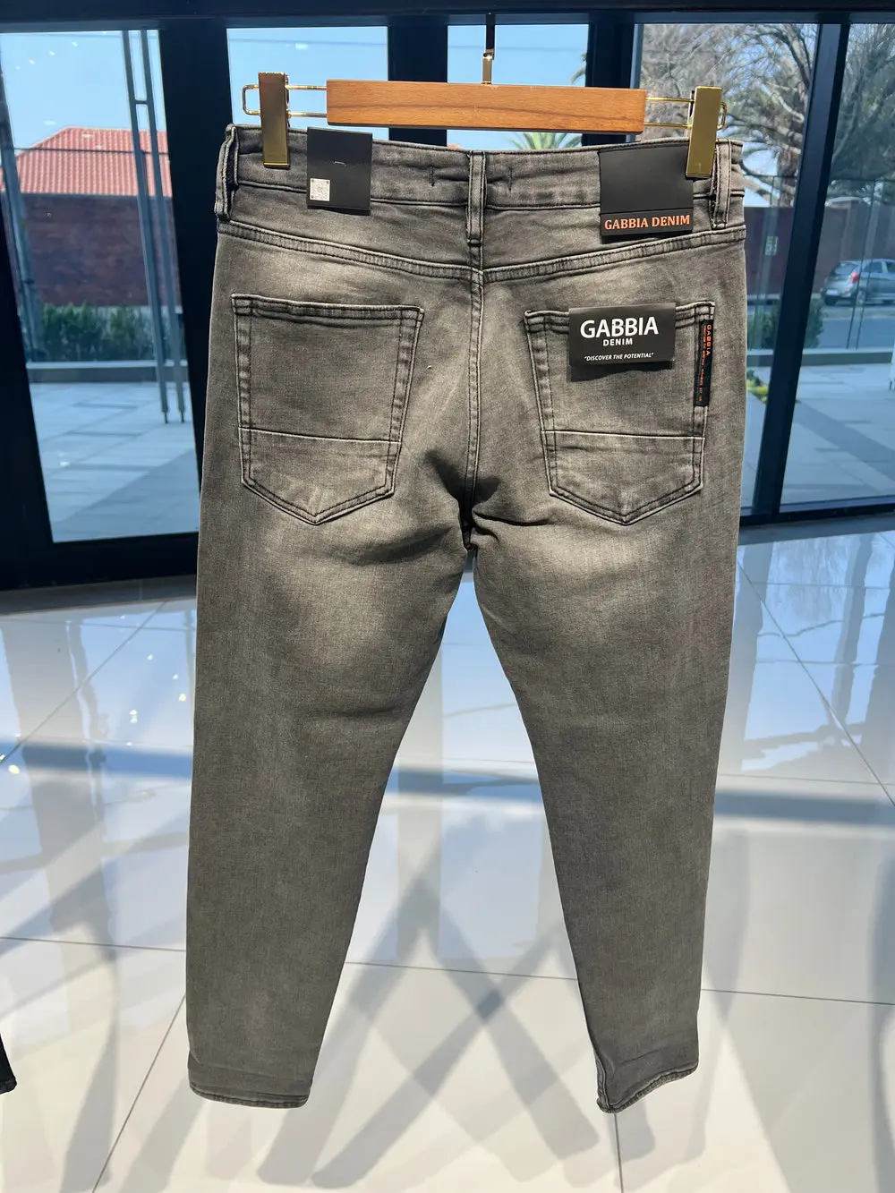 Men's Jeans Grey — photograph 2