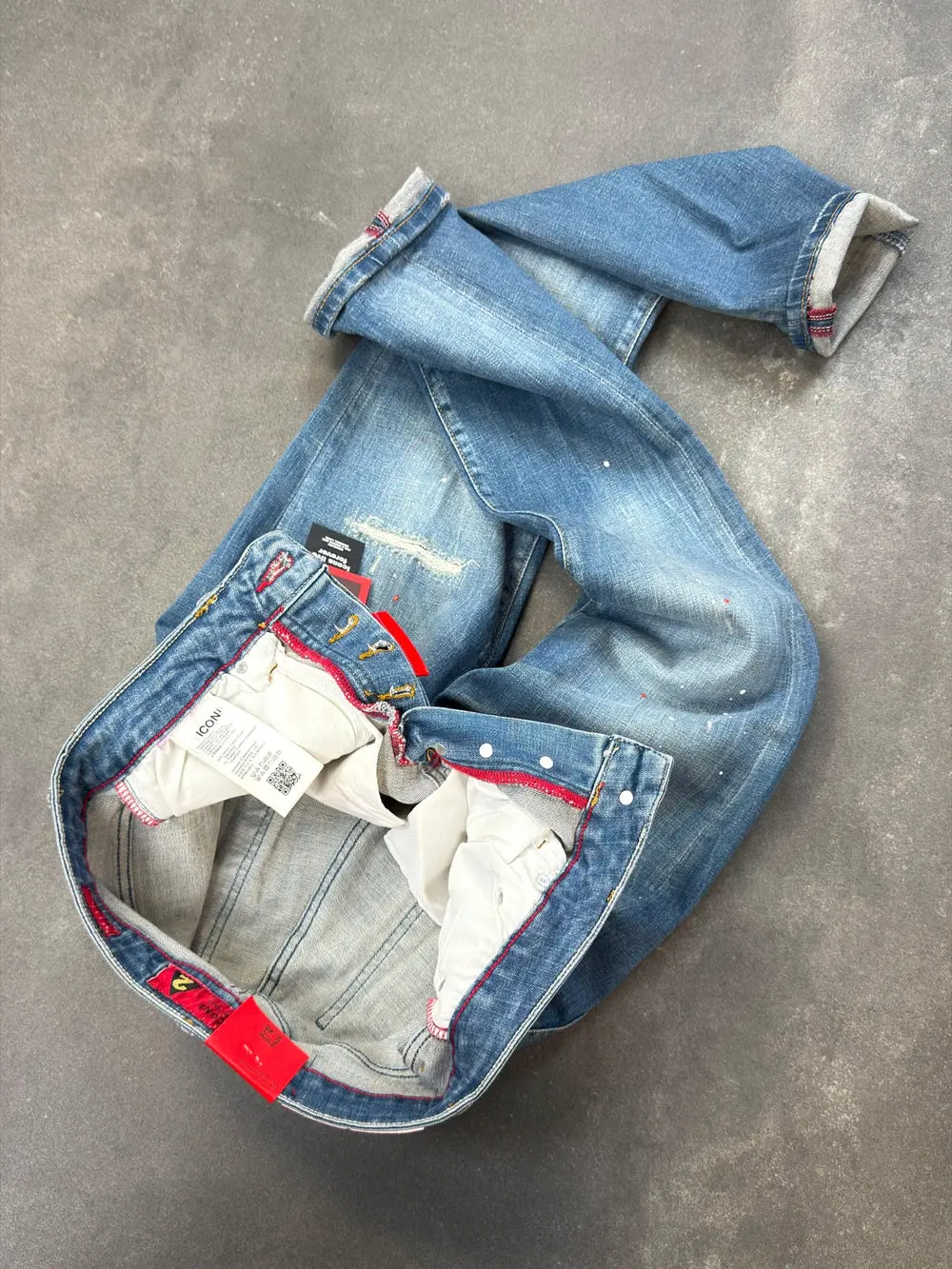 Men's Slim Fit Stretch Denim Jeans – Blue — photograph 3