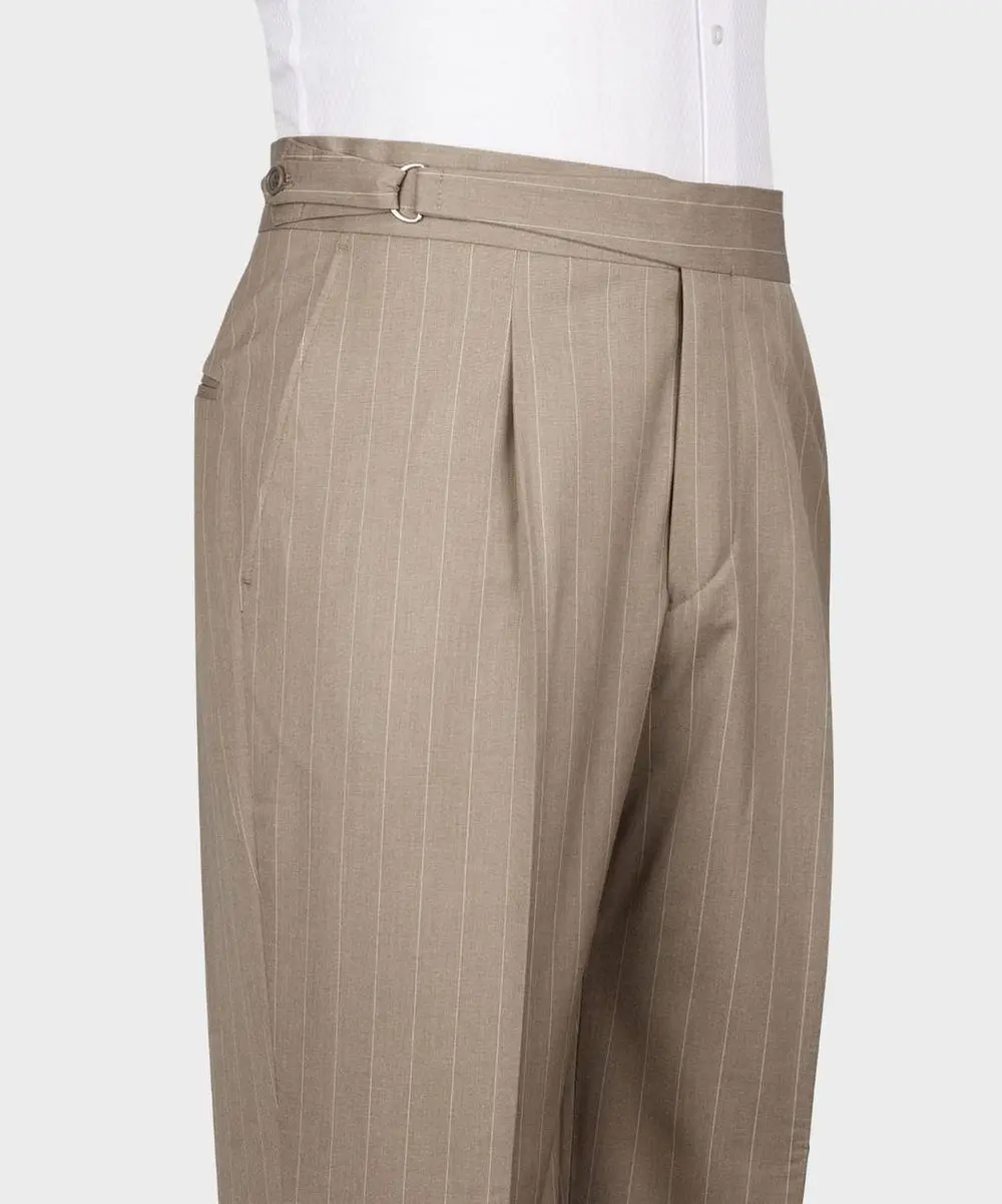 Men's Suit -2 Piece Double Breasted Stripy — photograph 4