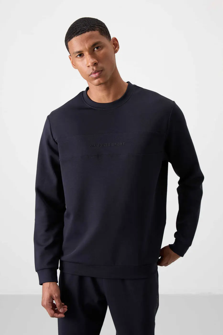 Men's Navy Blue Soft Fit Tracksuit Set — photograph 2