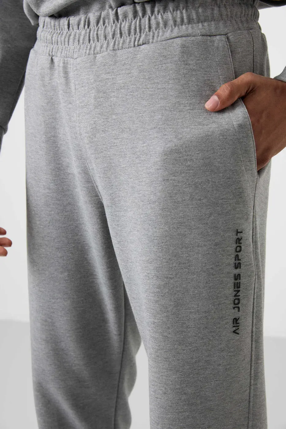 Men's Grey Soft Fit Tracksuit Set — photograph 6