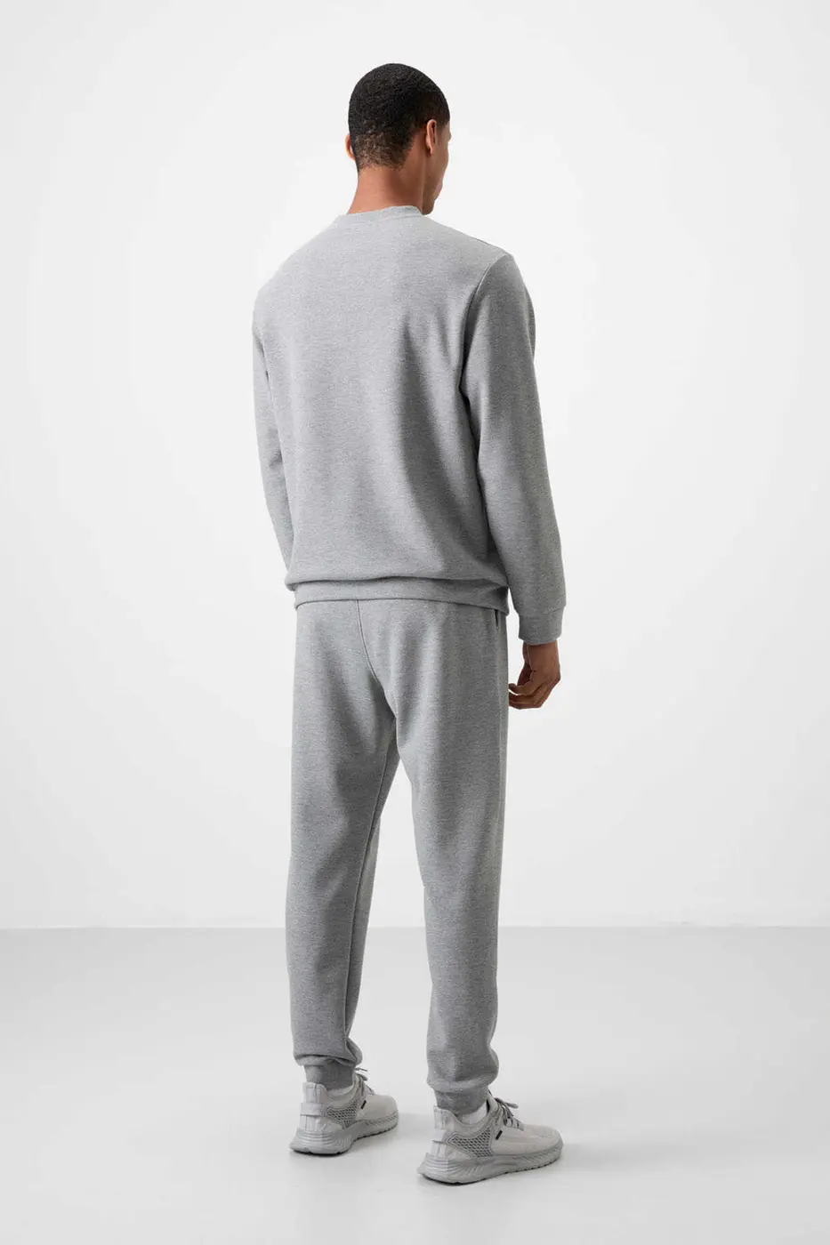Men's Grey Soft Fit Tracksuit Set — photograph 7