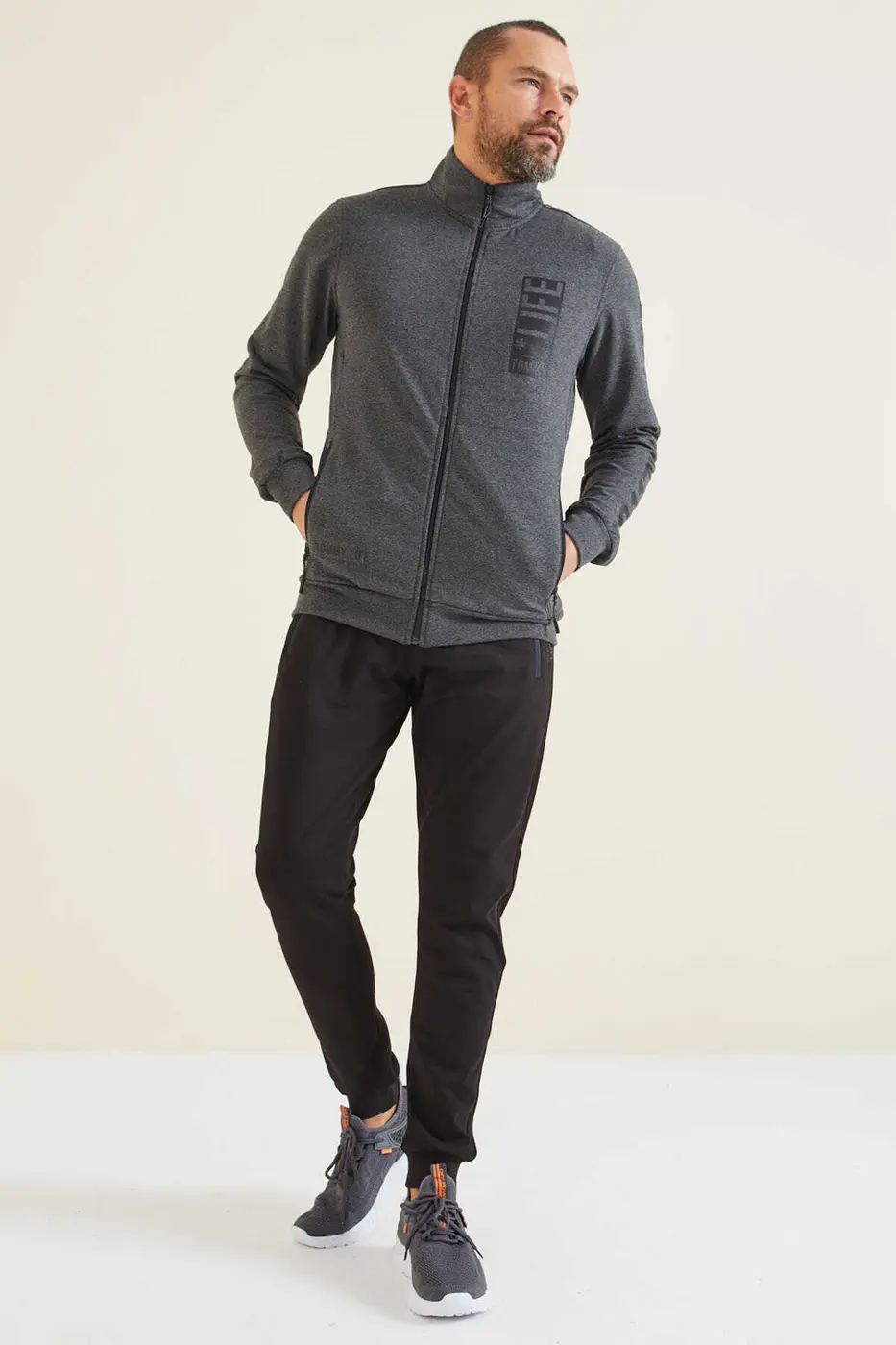 Men's Tracksuit Set Anthracite — photograph 4