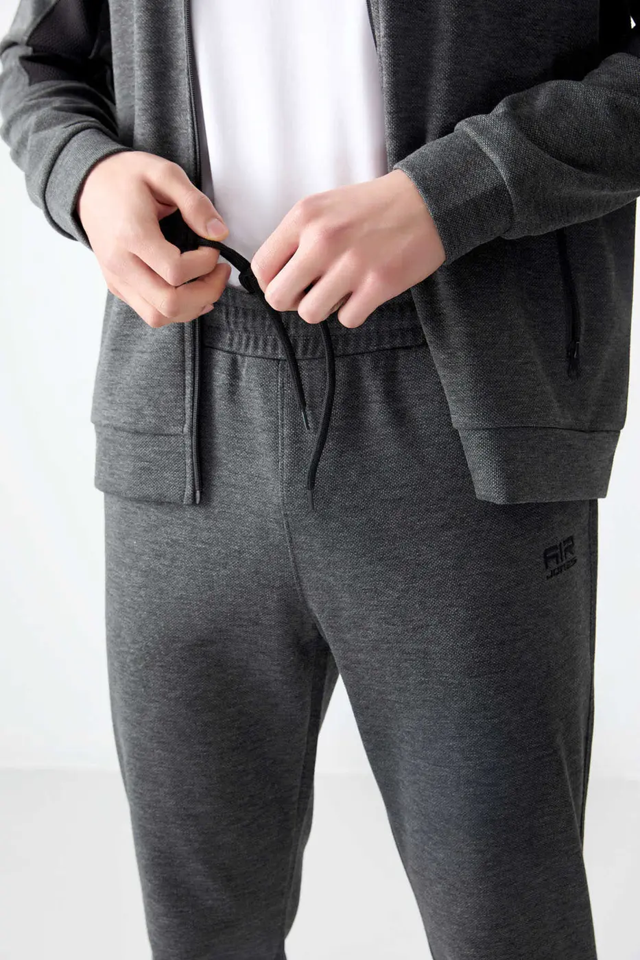 Men's-Tracksuit Set-Anthracite — photograph 6