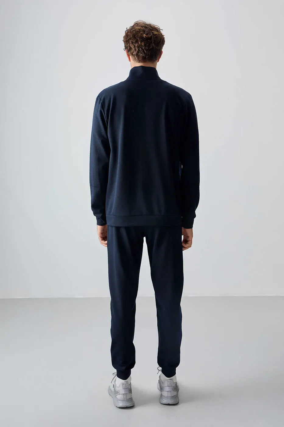 Men's-Tracksuit Set-Navy — photograph 6