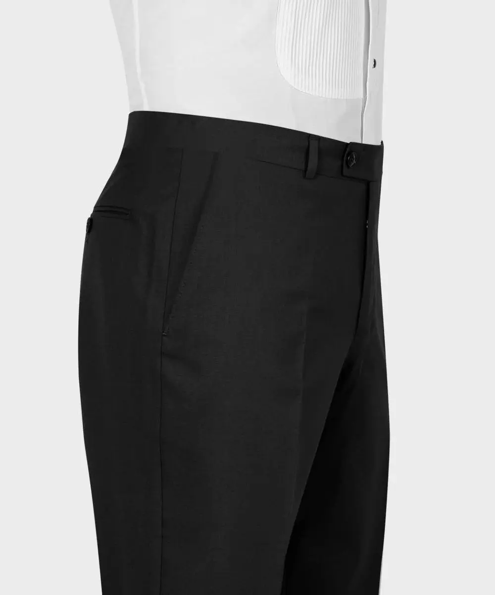 Men's 2 Piece Stoned Black Tuxedo Suit — photograph 7