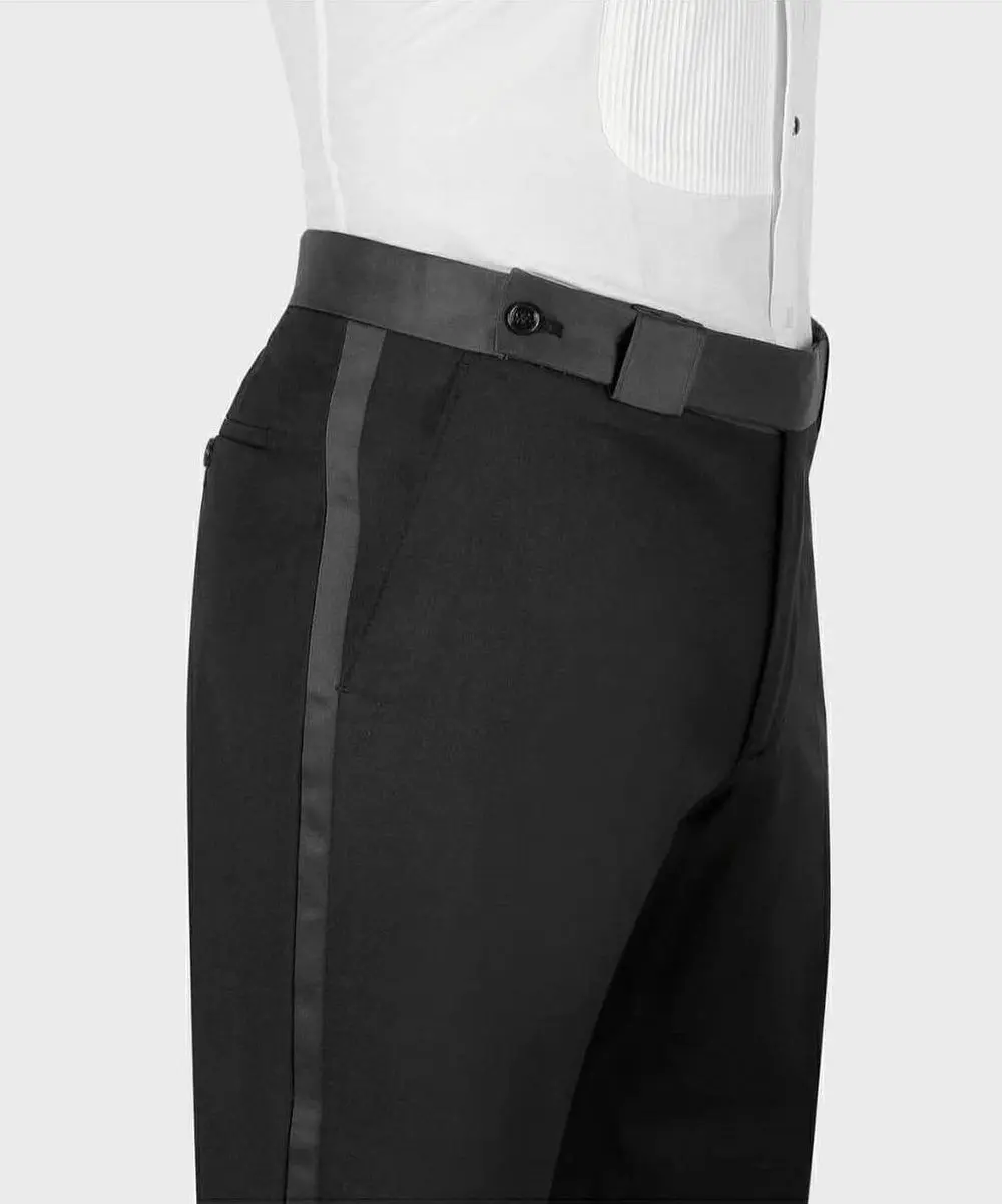 White Suit, Royal Design, Black Collar — photograph 4