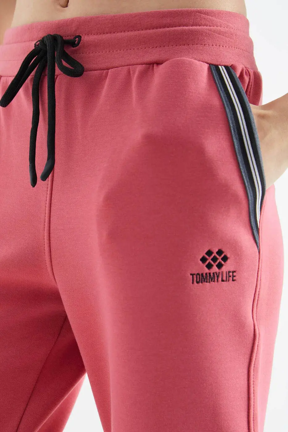 Women's Pink Zip-Up Tracksuit Set — photograph 5